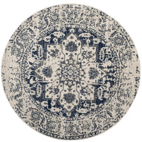 Contemporary Cream/ Navy Rugs