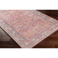 Traditional Medallion Machine Washable Area Soft Rug