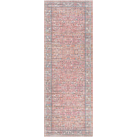 Traditional Medallion Machine Washable Area Soft Rug