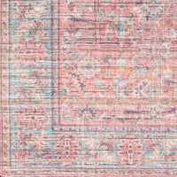Traditional Medallion Machine Washable Area Soft Rug