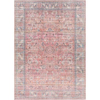 Traditional Medallion Machine Washable Area Soft Rug
