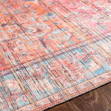 Traditional Medallion Machine Washable Area Soft Rug