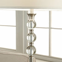 Traditional Crystal and Metal 61" Floor Lamp