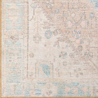 Distressed Medallion Machine Washable Area Soft Rug