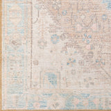 Distressed Medallion Machine Washable Area Soft Rug