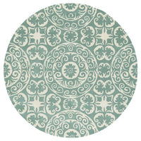Tara Collection Mint  Soft Area Rug