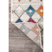 Trellis Ivory Multi Soft Area Rugs