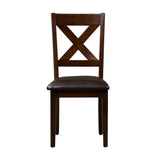 Thornton Russet X-back Side Chair (Set of 2)