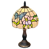 Tiffany Style Butterfly Table Lamp 15" AM210TL08B Amora Lighting