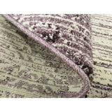 Modern Distressed Purple Soft Area Rug