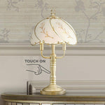 Flower Petal High 3-Light Touch On-Off Table Lamp