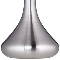 Brushed Nickel 17" High Mini Droplet Accent Table Lamp