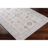 Traditional Medallion Machine Washable Area Soft Rug