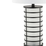 Waylon 27" Modern Industrial Iron Nightlight LED Table Lamp with USB by JONATHAN Y