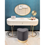 Heart Shape Velvet Pouf