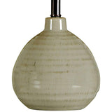 Cameron Cool Grey Ceramic Jar Table Lamp