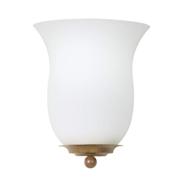 Ball and Bobeche 9 1/2" High ADA Compliant Wall Sconce