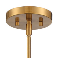 Candida 7" Wide Gold and Crackle Glass Globe Modern Mini-Pendant Light