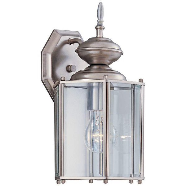 Carriage House 13"H Open Cage Pewter Outdoor Wall Light