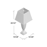 Transitional Dark Bronze Finish 30" Table Lamp Set (Set of 2)
