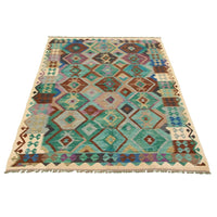 Flat-weave Sivas Multi Color Wool Kilim