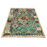 Flat-weave Sivas Multi Color Wool Kilim