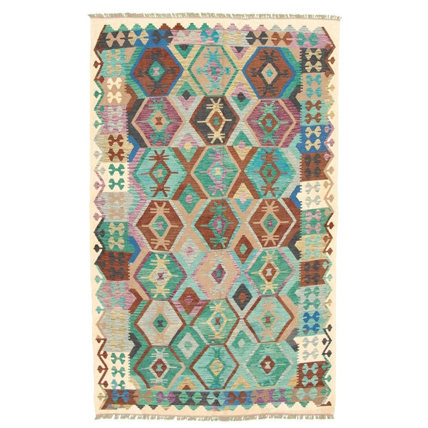 Flat-weave Sivas Multi Color Wool Kilim