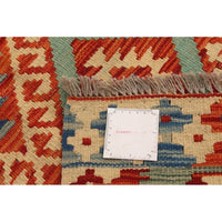 Flat-weave Sivas Red Wool Kilim