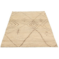 Hand-knotted Marrakech Tan Wool Rug