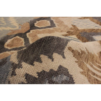 Hand-knotted Shalimar Cream, Tan Wool Soft Rug