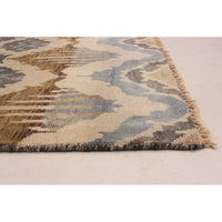 Hand-knotted Shalimar Cream, Tan Wool Soft Rug
