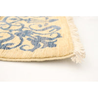 Hand-knotted Signature Collection Ivory Wool Soft Rug