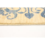 Hand-knotted Signature Collection Ivory Wool Soft Rug