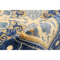 Hand-knotted Signature Collection Ivory Wool Soft Rug