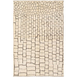 Hand-knotted Tangier Cream Wool Soft Rug