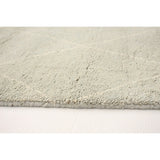 Hand-knotted Tangier Grey Wool Soft Rug