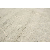 Hand-knotted Tangier Grey Wool Soft Rug