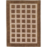 Hand-knotted Gabbeh Riz Beige, Brown Wool Soft Rug