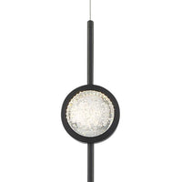 Eurofase Barletta 4 3/4" Wide Black LED Mini Pendant Light