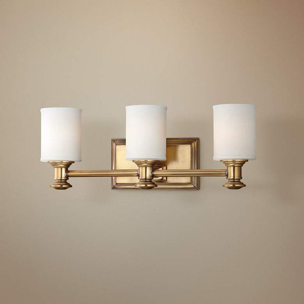 Harbour Point 3-Light 19" Wide Liberty Gold Bath Light