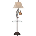 Heron Antique Night Light Floor Lamp