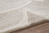 Premium Handmade Ivory Floral Wool Soft Area Rugs