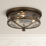 John Timberland Beverly Drive 14" Wide Indoor-Outdoor Ceiling Light