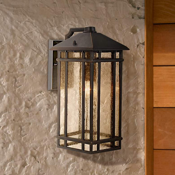 Kathy Ireland Sierra Craftsman 16 1/2" High Outdoor Wall Light