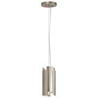 Kichler Moderne 5 1/2" Wide Satin Nickel LED Mini Pendant