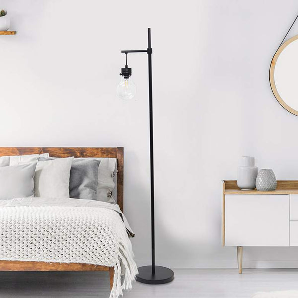 Lalia Black Matte Beacon Floor Lamp
