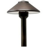 Lux 19" High Bronze Metal LED Direct Burial Post Light