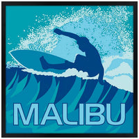 Malibu Surfer Wall Art