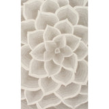 Premium Handmade Ivory Floral Wool Soft Area Rugs