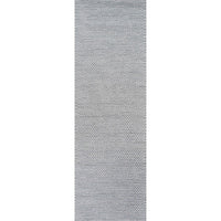 Handmade Braided Wool Grey Area Rug